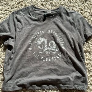 Grey and white baby t